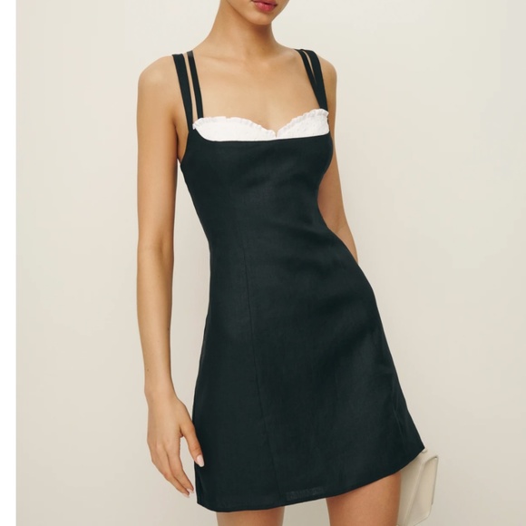 Reformation Dresses & Skirts - NWT Reformation Lovella Linen Dress - Black
